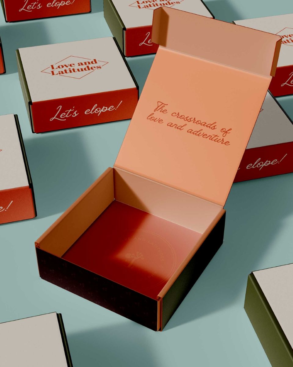 branded boxes for love and latitudes photography