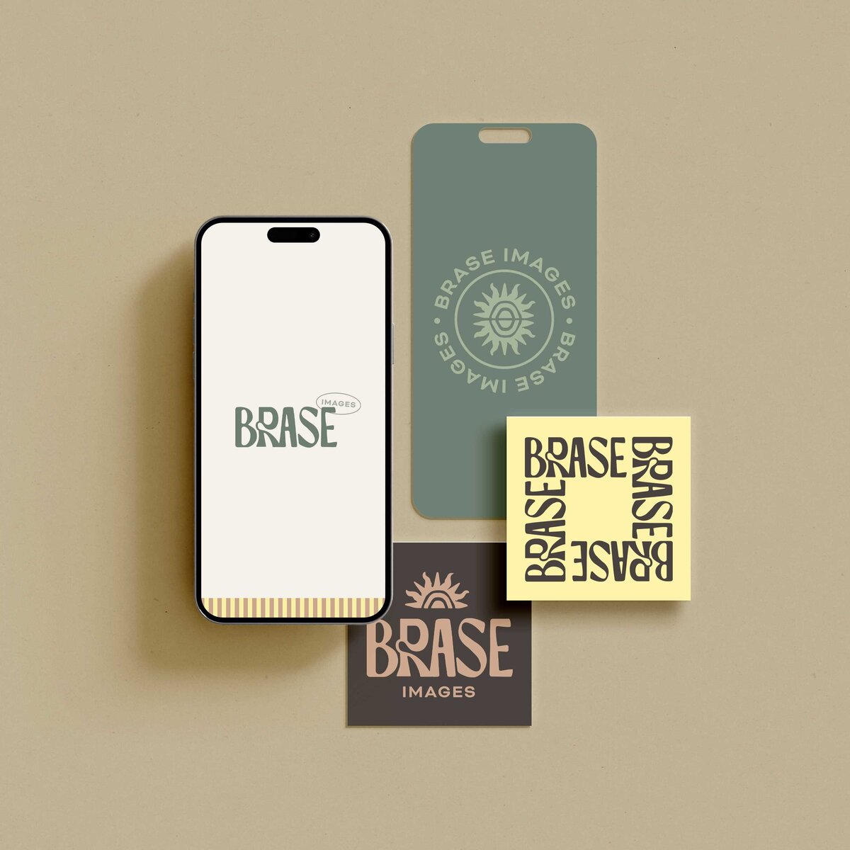 different branding assets and logos for brase images 