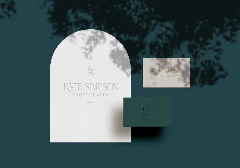 branding assets with kate simpson photography's logo 