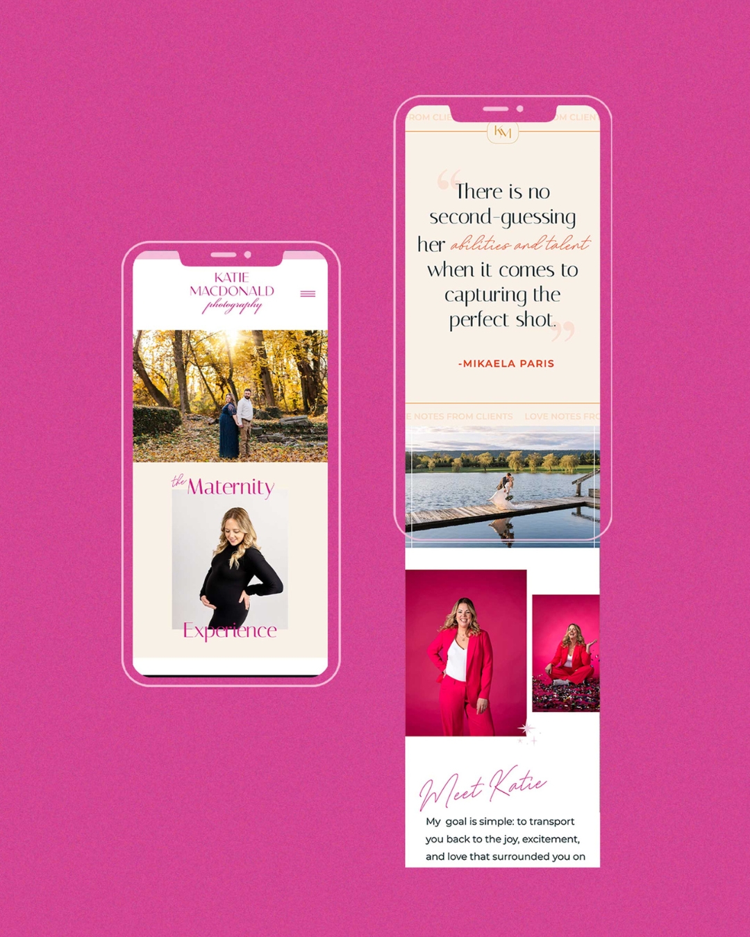 social media assets for katie macdonald photography