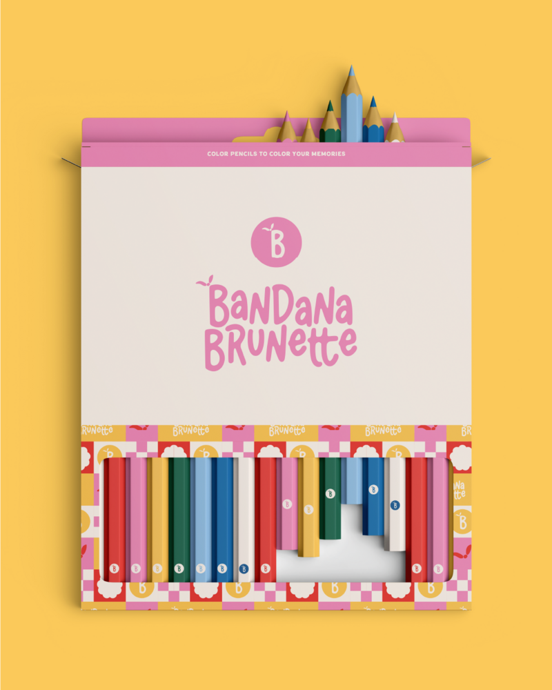 branding assets for Bandana Brunette